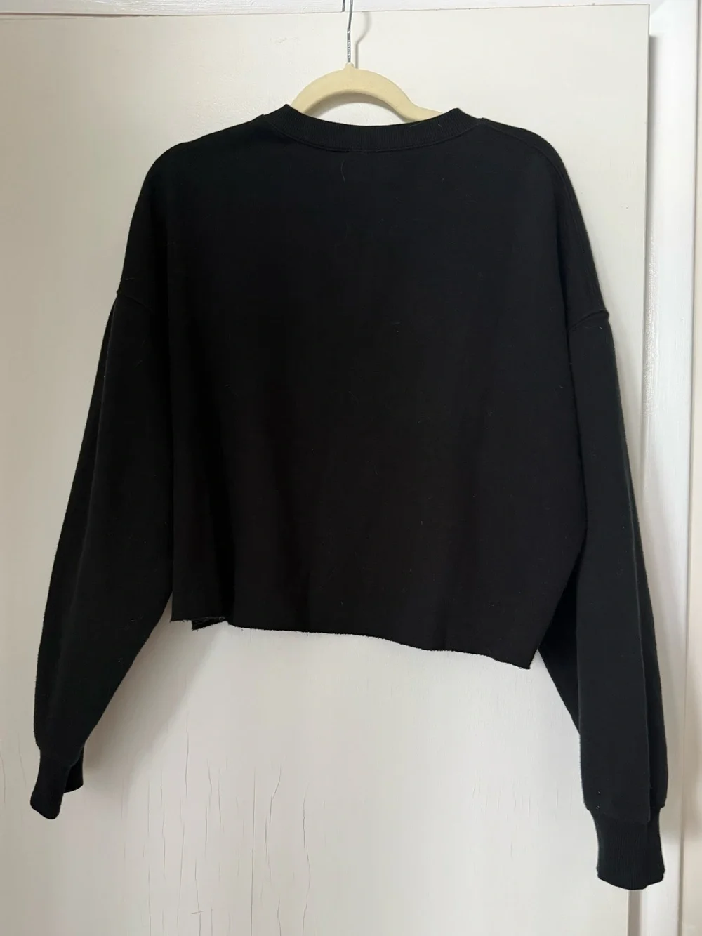 wild fable Black Cropped Crewneck Sweatshirt - Picture 3 of 5